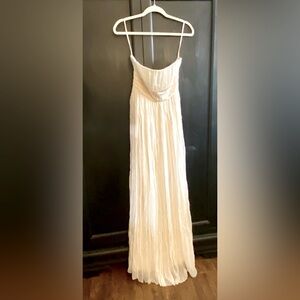 SAJA wedding dress HB6764 size 8 strapless silk